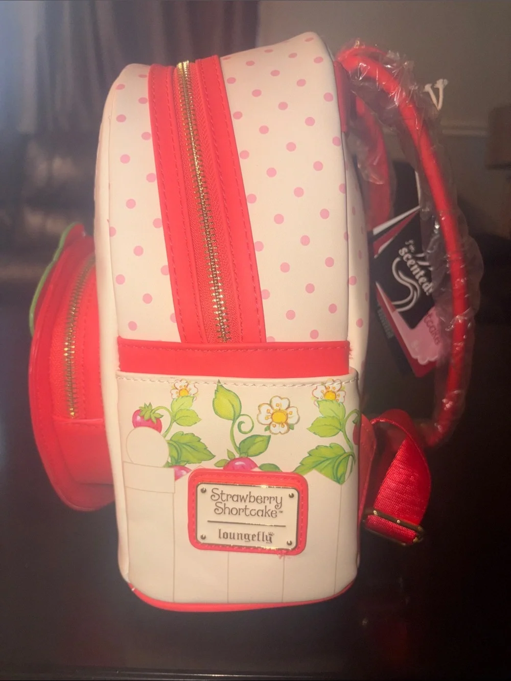 Loungefly Strawberry Shortcake Kids Mini Backpack - Red, Green & Pink